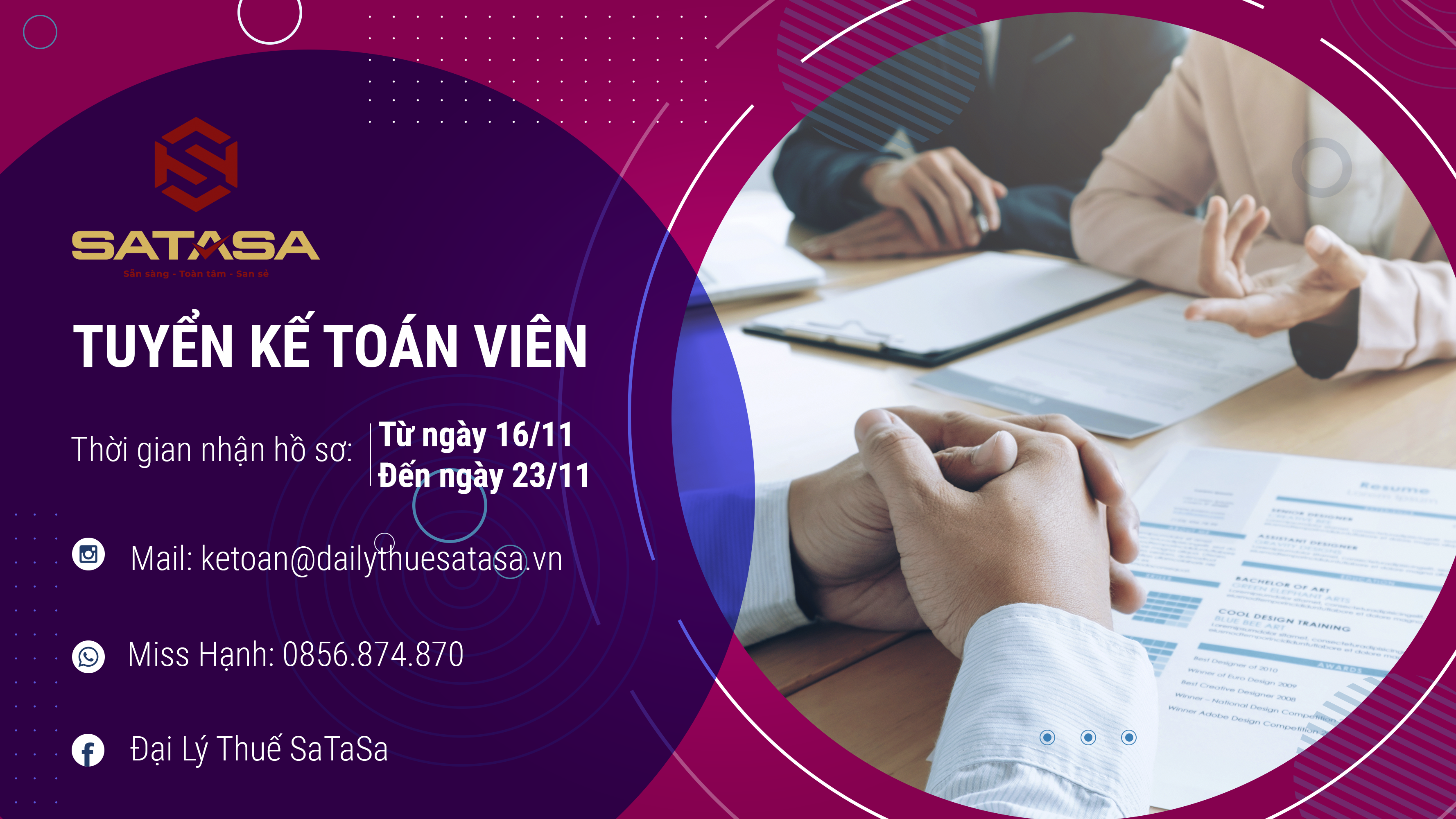 Tuyển Kế Toán Viên