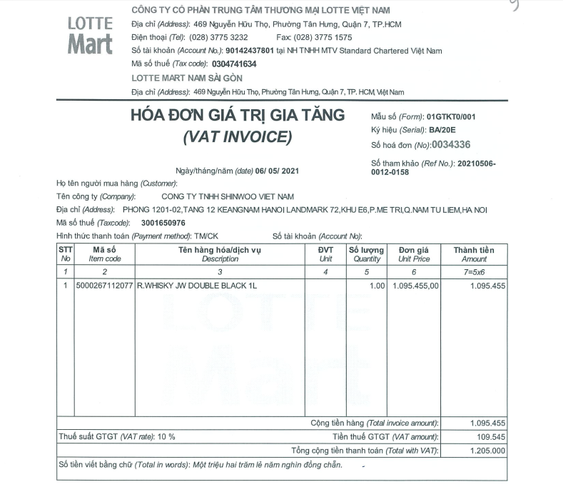 Hoa Don Dau Vao So 1