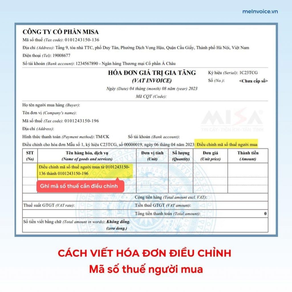 Điều Chỉnh Mst Người Mua