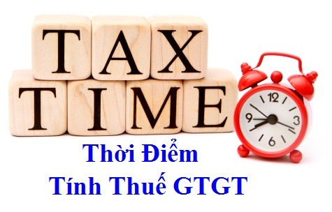 Thời điểm xác định thuế mỗi doanh nghiệp sẽ khác nhau phụ thuộc vào ngành nghề doanh nghiệp hoạt động kinh doanh