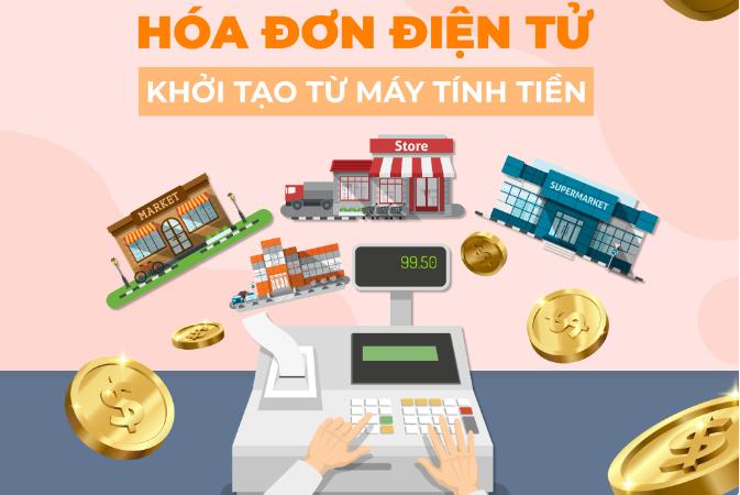 hóa đơn điện tử máy tính tiền