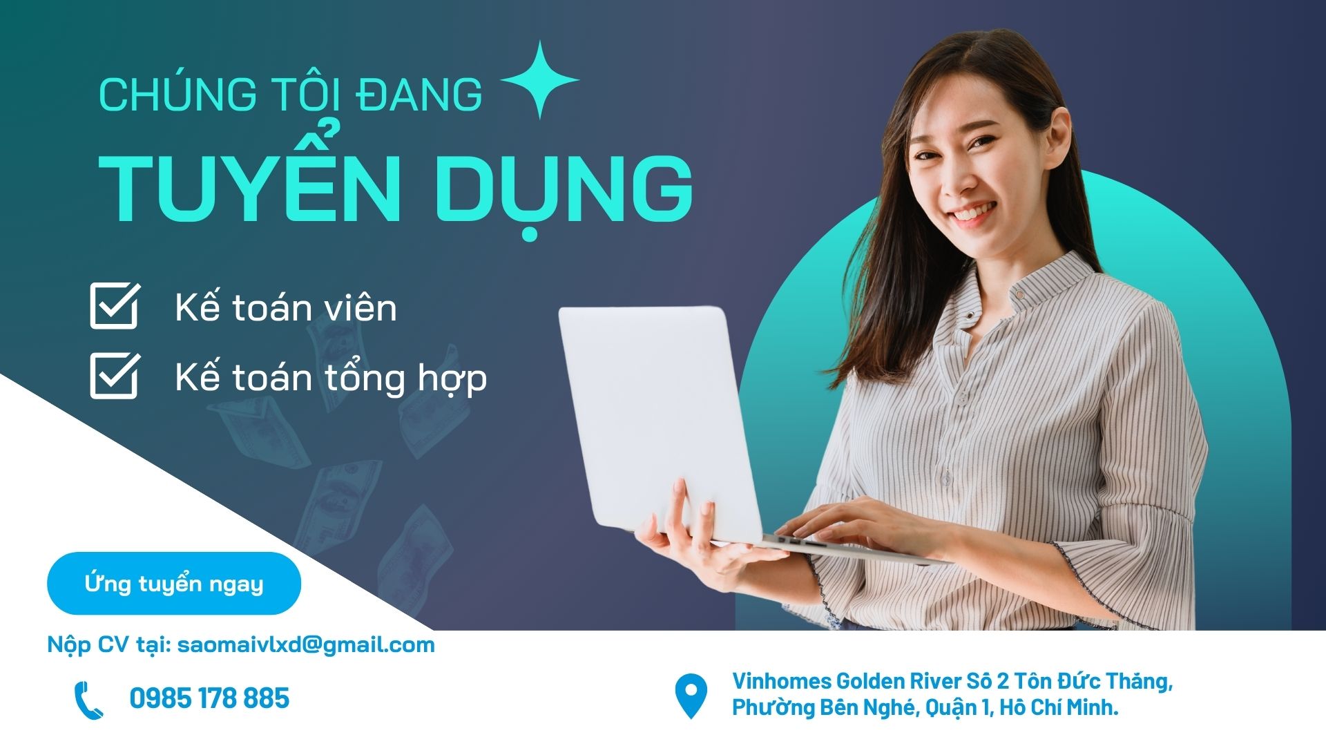 TUYỂN DỤNG NHÂN VIÊN KẾ TOÁN - Công Ty Cổ Phần Thương Mại Xi M Sao Mai
