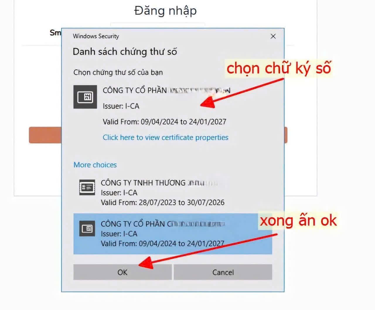 Xác nhận Windows Security