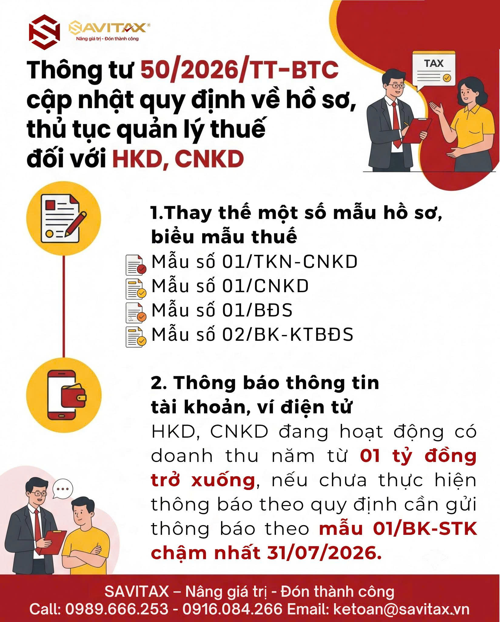 Những điểm mới trong Thông tư 50/2026/TT-BTC về quản lý thuế hộ kinh doanh